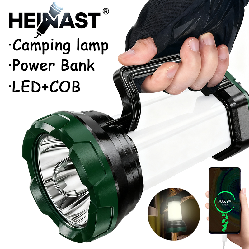 Outdoor Power Usb - Portable Powerful LED Flashlight With COB