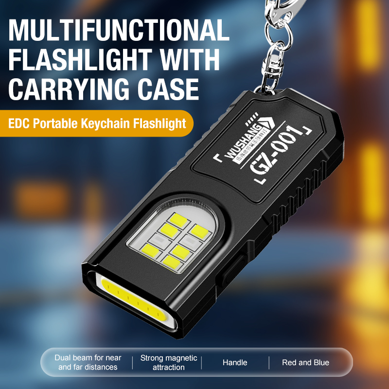 Outdoor Power Usb - Portable Keychain LED COB Flashlight USB