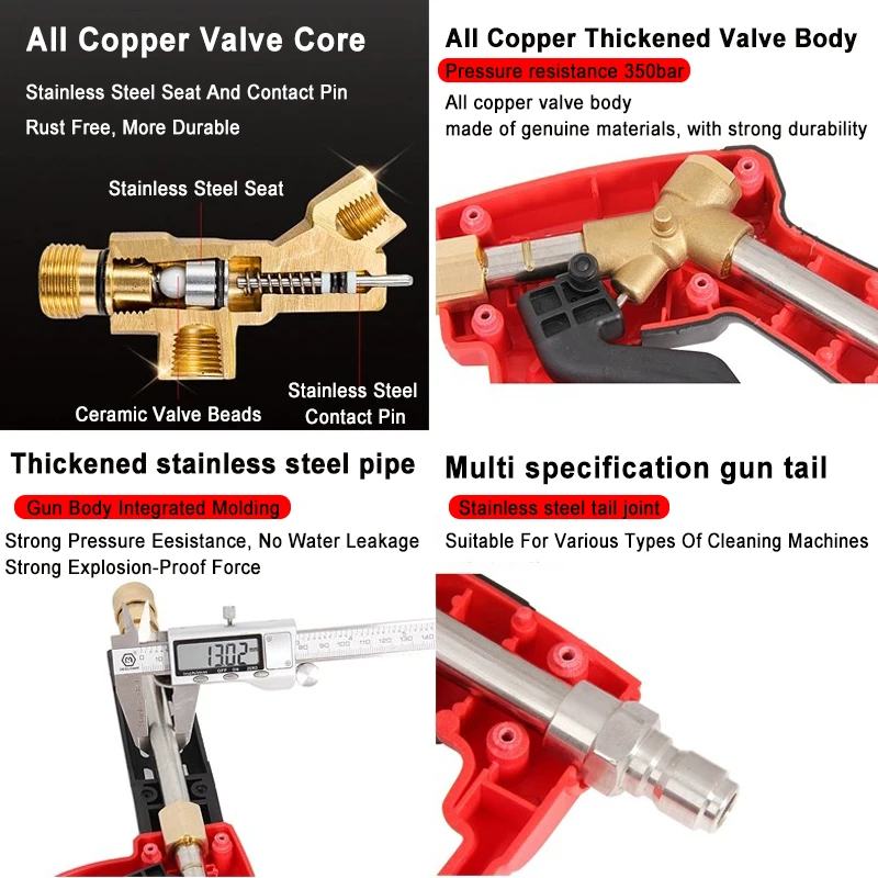 Pressure Washer Gun Red High P - Power Washer Gun Replacement recension och pris