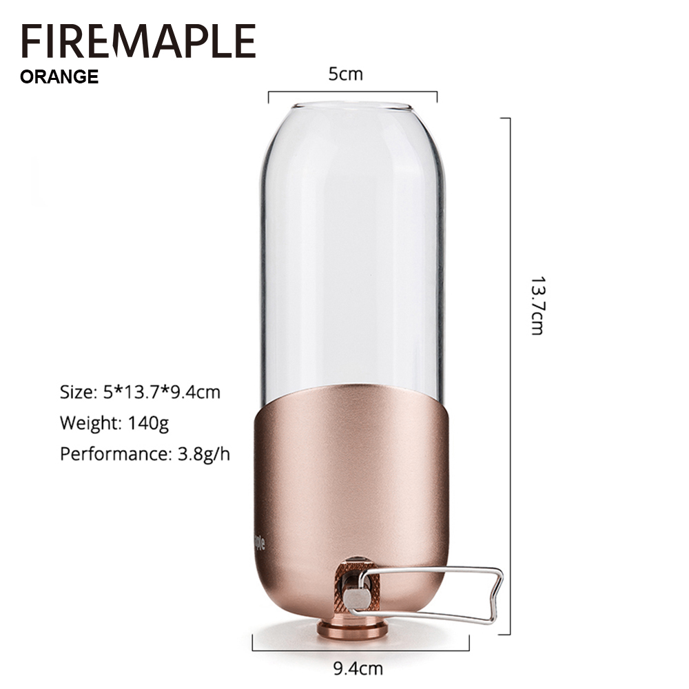 Fire Maple Orange Gas Lantern  - Outdoor Power Heater recension och pris