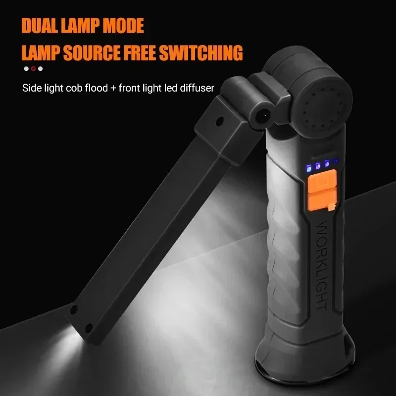 Portable COB LED Flashlight US - Outdoor Power Usb recension och pris