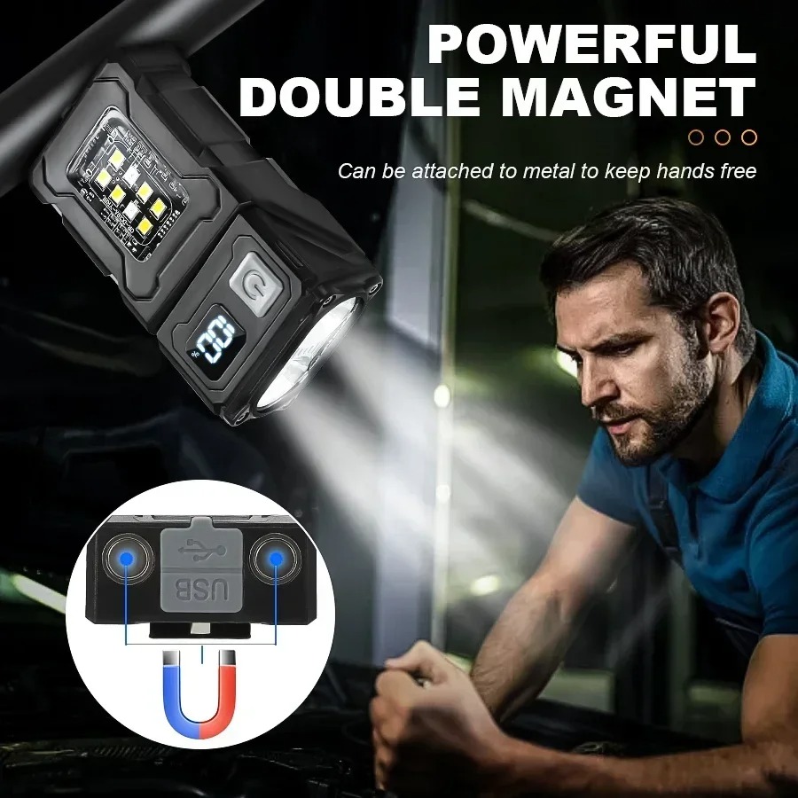 Mini USB Recharge LED Flashlig - Outdoor Power Usb recension och pris