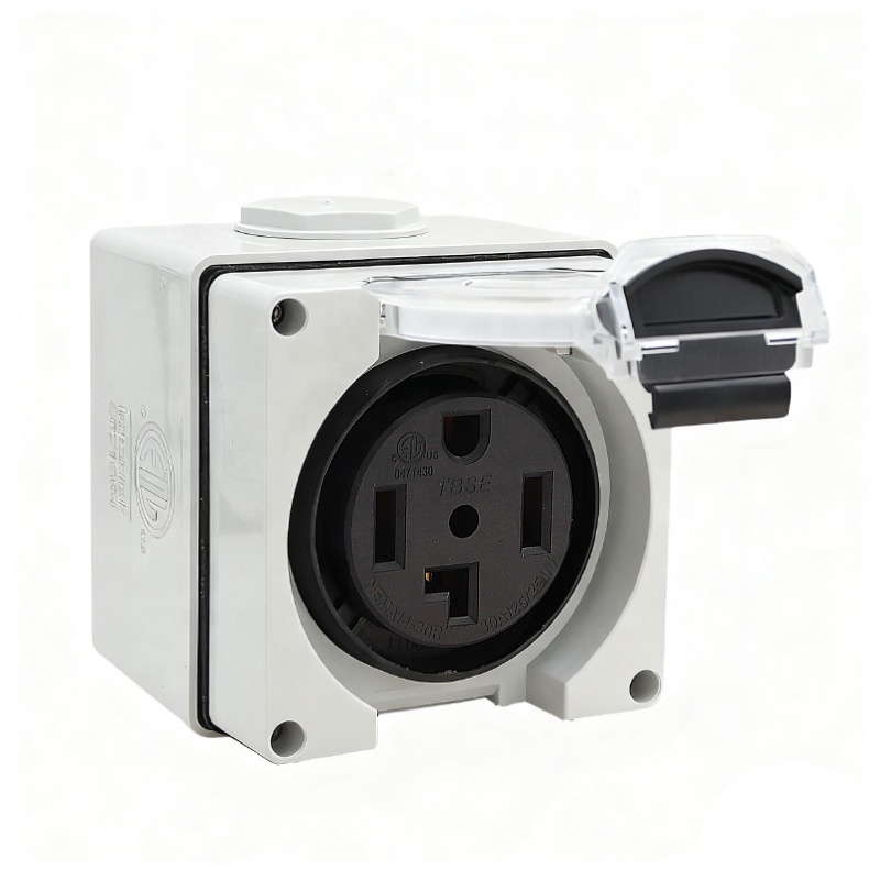30Amp Power Outlet Box NEMA 14 - Outdoor Power Receptacle Box recension och pris