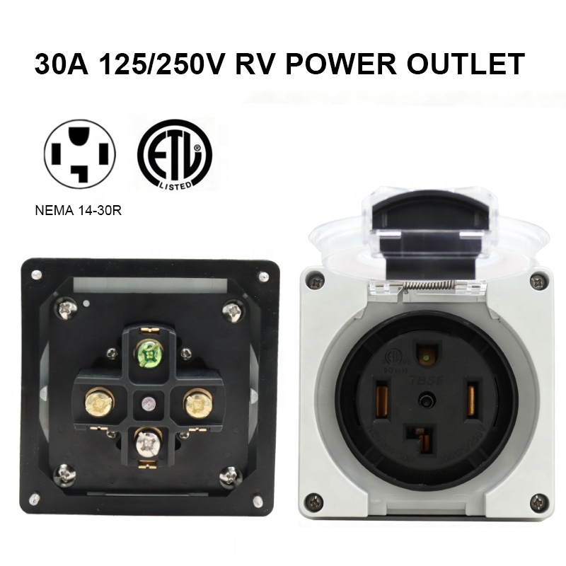 30Amp Power Outlet Box NEMA 14 - Outdoor Power Receptacle Box recension och pris