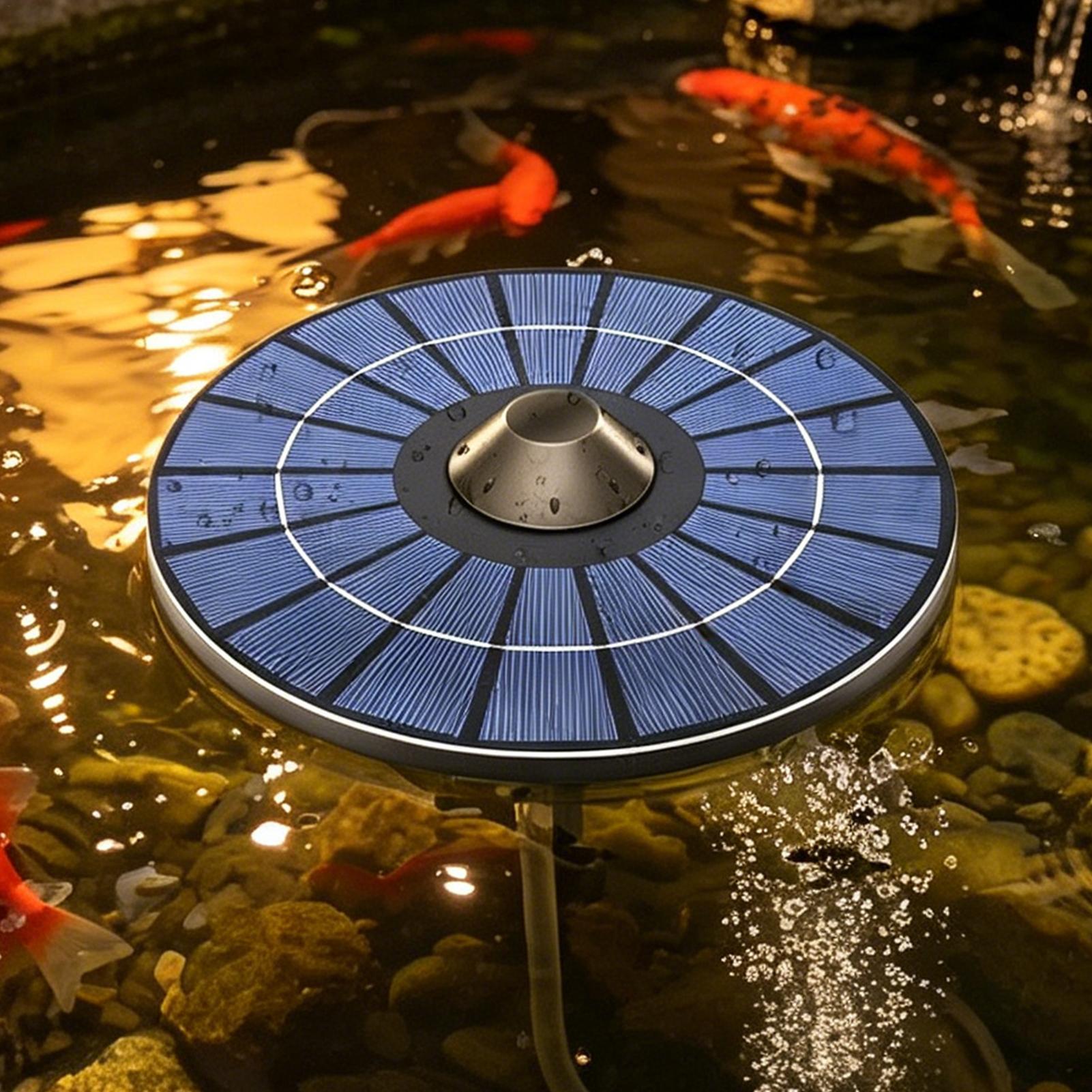 Solar-powered pond aerator pum - Outdoor Power 'Hose' recension och pris