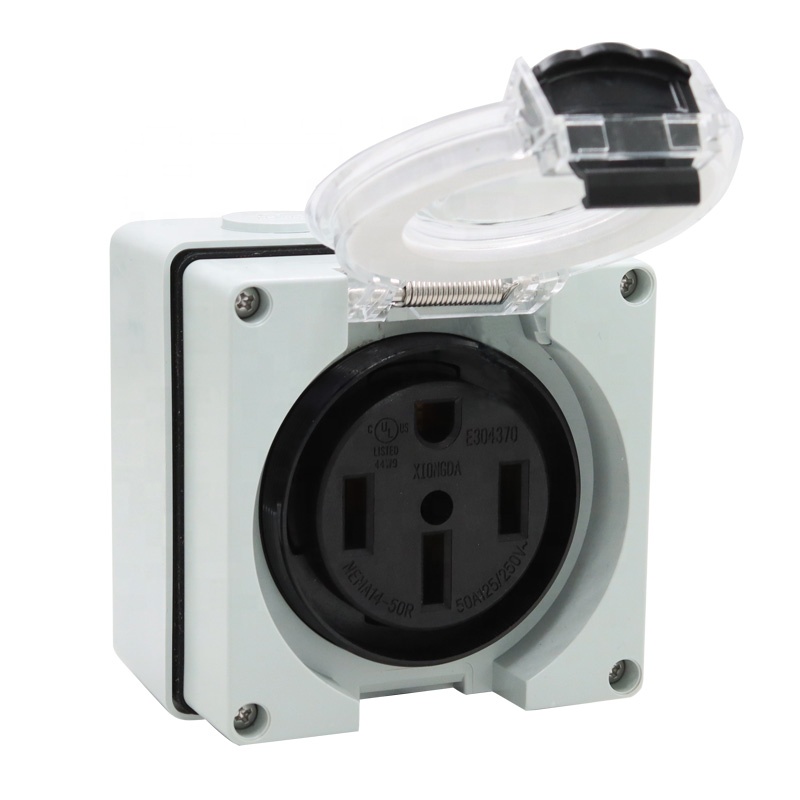 50 Amp Generator RV Power Inle - Outdoor Power Receptacle Box recension och pris