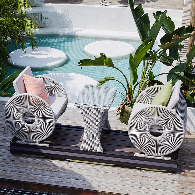 Modern Waterproof Double Wheel - Outdoor Power Recliner recension och pris
