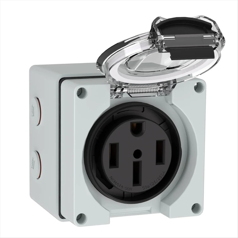 TFBC 50Amp Power Outlet Box,12 - Outdoor Power Receptacle Box recension och pris
