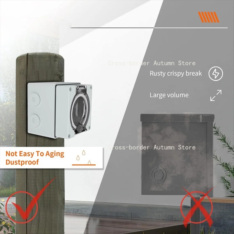 TFBC 50Amp Power Outlet Box,12 - Outdoor Power Receptacle Box recension och pris