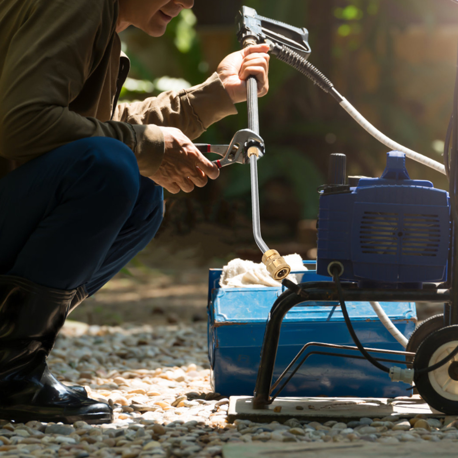 High Pressure Gun Bent Rod Noz - Power Washer Gun Replacement recension och pris