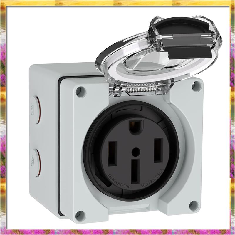 AA46 HOT-50Amp Outdoor Power O - Outdoor Power Receptacle Box recension och pris