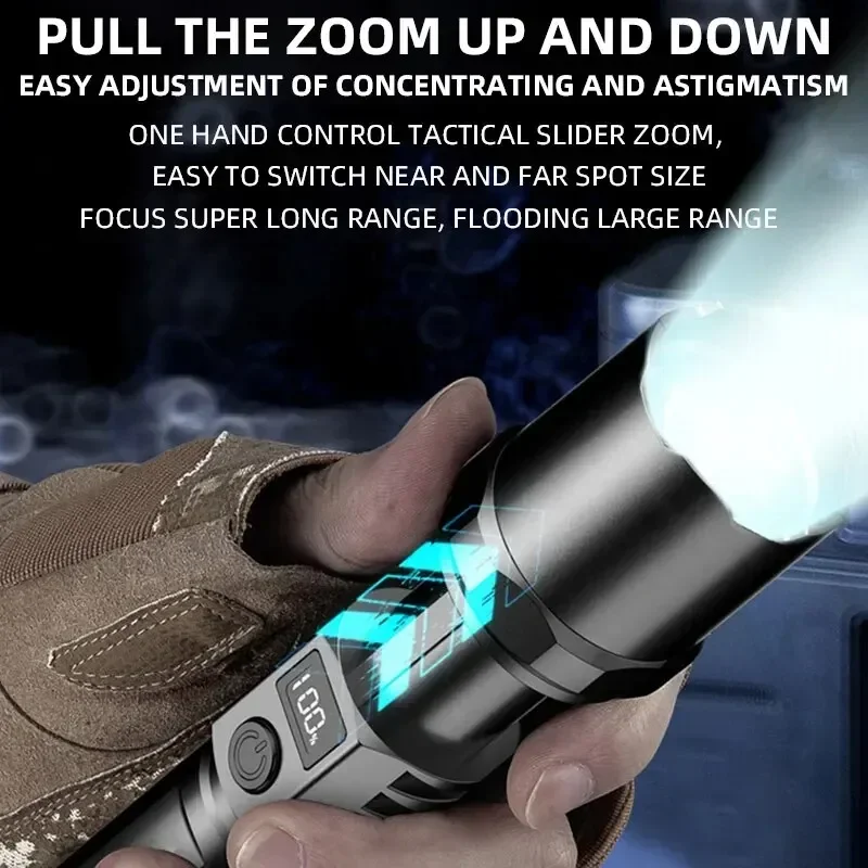 High Power XHP100 Led Flashlig - Outdoor Power Usb recension och pris