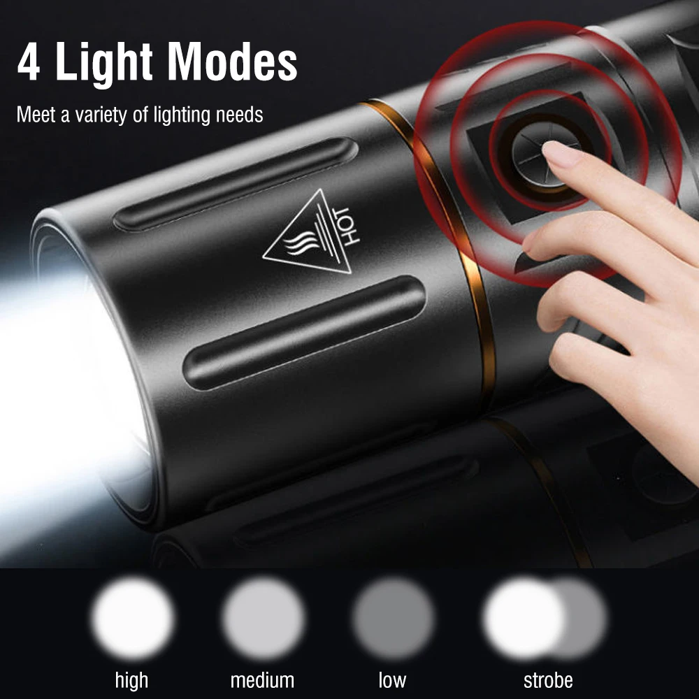 BORUiT Ultra Bright 3000LM LED - Outdoor Power Usb recension och pris