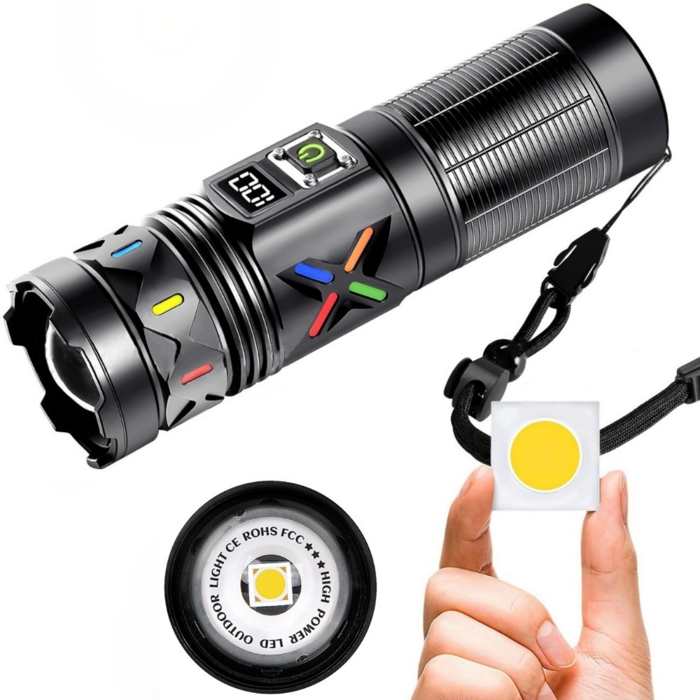 High Power LED Flashlight Tele - Outdoor Power Usb recension och pris